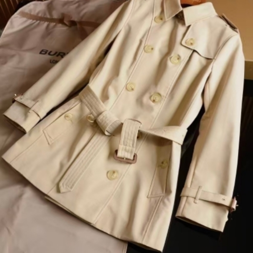 Burberry Beige Trench Coat with Belt